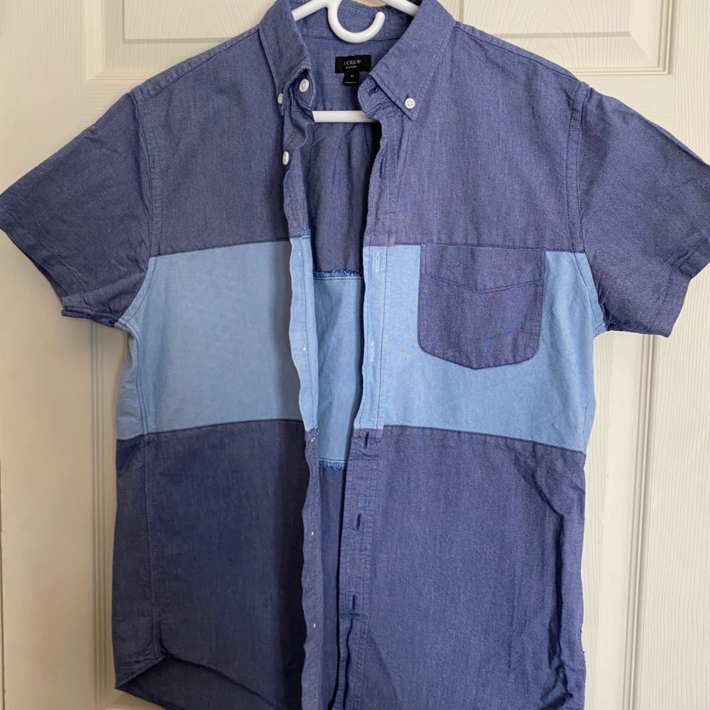 J. Crew Men’s Short Sleeve Button down Shirt